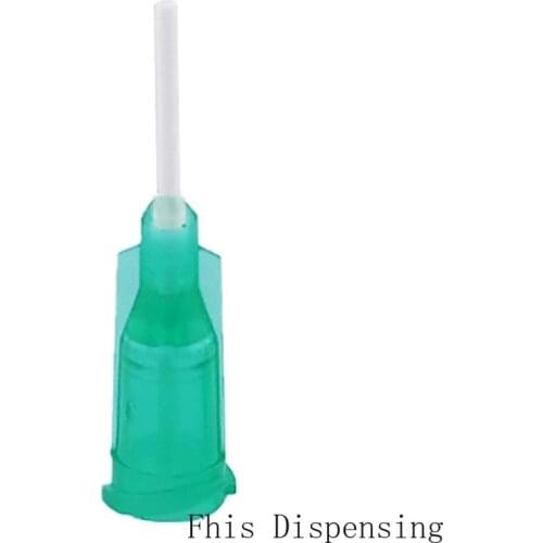 Glue Dispensing Needle Tube Length 12.7mm 0.5 Inch PP Flexible Needle 18G Pack of 20