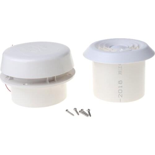 Trailer roof Air Ventilation Round vent for RV Caravan mini Vent fan with low noise and strong wind 12V