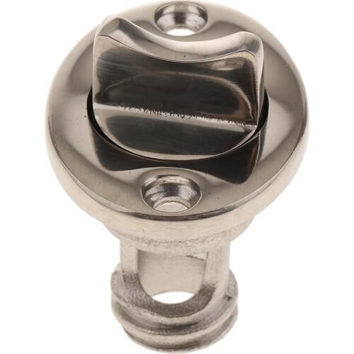 Square Garboard Drain Plug 316 Stainless Steel Boat High Polished