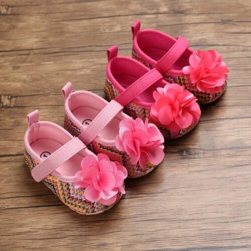 Bobora Baby Girl Flower Fashion Princess Shoes Toddler Shoes
