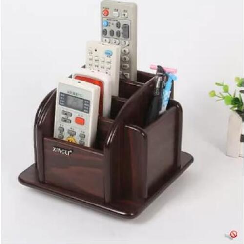 Fashion wooden storage box desk organizer office desk storage box makeup box for home decoration SNH008