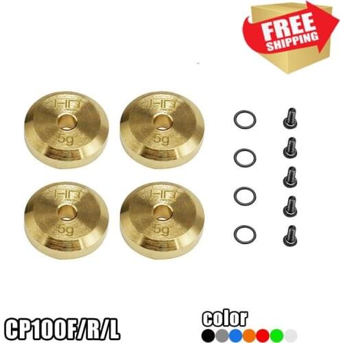 Radio control RC HR Axial SCX24 90081 Counterweight 4mm Steel Axles BRASS WEIGHT 5g Option upgrade parts Hot Racing