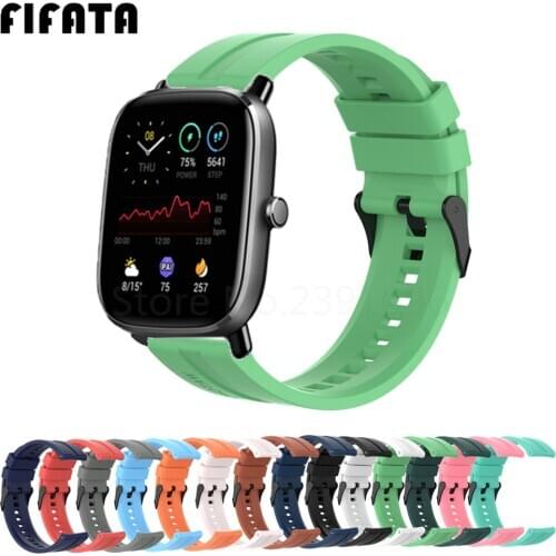 FIFATA For Amazfit GTS 2 Mini Wrist Strap For Huami Amazfit GTS2 2e / Bip U S Lite / Pace / Stratos Smart Watch Band Bracelet