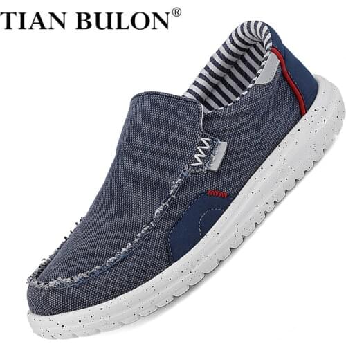 Summer Men Canvas Shoes Sneakers Breathable Casual Shoes Men Loafers Comfortable Ultralight Slip on Driving Shoes Big Size 39-46