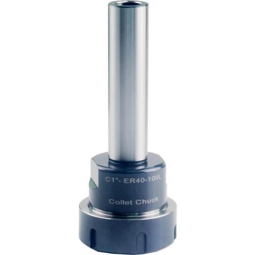 High Precision Straight Shank 1" ER40 100 Collet Chuck Lathe Tool holder Cylindrical Collet Holder USA Stock