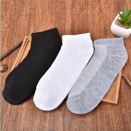 YMING Mens White Socks