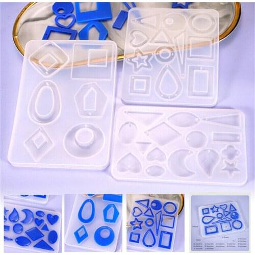 Pendant Silicone Mold Drop Silicone Mold Resin Mold For DIY Earring Necklace And Keychain Crystal Epoxy Resin Jewelry Making