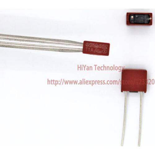 100pcs/lot) 392 T1A Miniature Slow Blow Radial Leads Square Fuse T1A250V 1A 250V Littlefuse Wickman