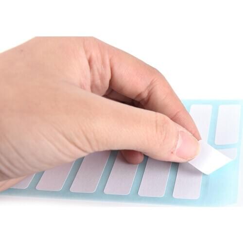 12sheets/pack Self Adhesive Sticky Blank Stickers White Label Writable Name Stickers Blank Note Label Bar New