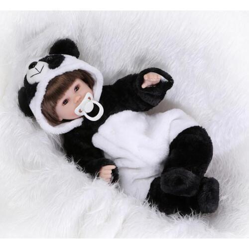 17 Inch Alive Silicone Reborn Babies Dolls Unisex Dolls for Children Nursing Sleeping Doll Perfect Birthday Gifts Bonecas Bebe