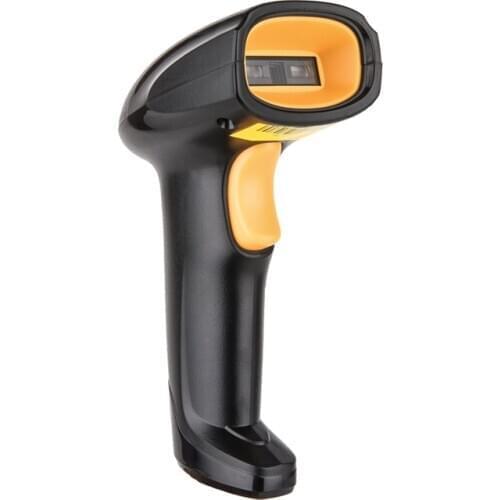 2D Wired Barcode Scanner Precise Resolution USB Bar Code Reader COMS QR Bar Code Scanner Super Fast Scanning Speed Plug and Play