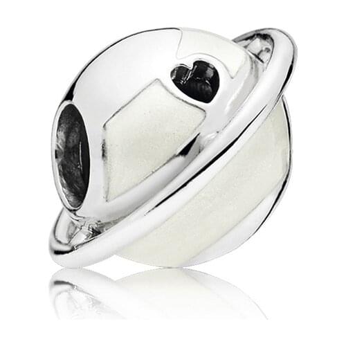 5PCS Bijoux Jewelry Accessories Enamel Alloy Charm Earth Universe Round Heart Beads For Jewelry Making DIY Women Man Bracelets