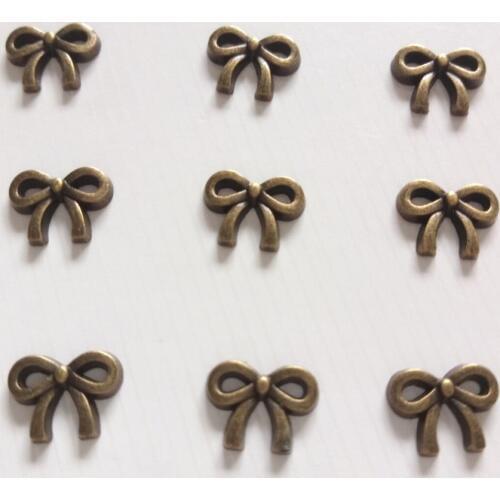 New Charm 5pcs 11x8mm Vintage Bowknot Charms Fit Making Necklace/Bracelet/Earring/Bag Fashion DIY Jewelry Accessories