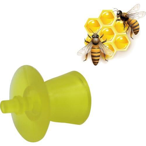 60 Pcs Hot Sale Fertility Queen Cel Cup Cupkit Cell Bee Eggs Incubation Hatch High Quality Plastic Queen Cel