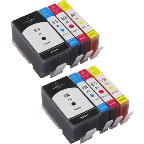 8pcs Ink cartridges For HP 934 935 for HP934 for HP935 934XL 934XL for HP Officejet pro 6230 6830 6835 6812 6815 6820 printer