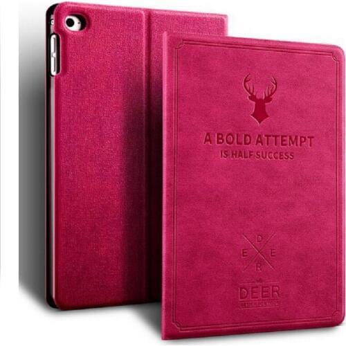 9.7'' Cartoon Slim Case for iPad Air Case Cartoon Deer A1474 A1475 Flip Stand Smart Magnetic PU Cover for iPad Air 1 Smart Case