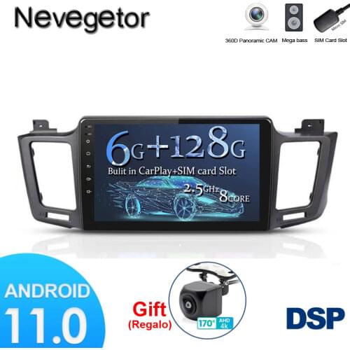 Car Radio for Toyota RAV4 4 2012-2018 2din Android Multimedia Player GPS Navigation Bluetooth Wifi 4G Autoradio Streeing Wheel