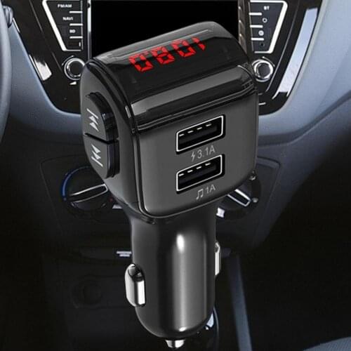A01 Car Bluetooth FM Transmitter Wireless Stereo Music MP3 Dual USB Player 87.5-108.0MHz Dropshipping Wholesale