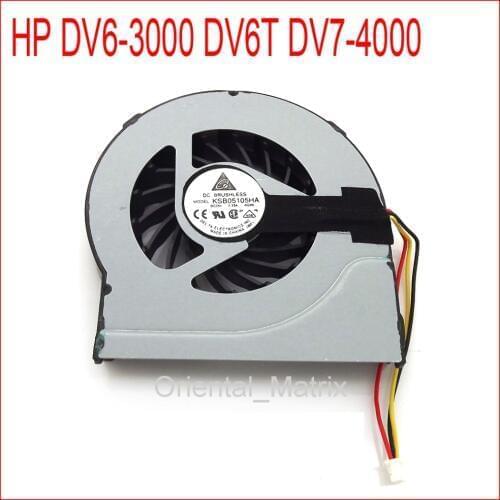 Free Shipping New KSB0505HA-9J99 631743-001 622029-001 DC5V 0.35A For HP DV6-3000 DV6T DV7-4000 Computer GPU Cooler Fan