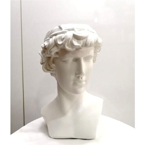 Antique Caesar Bust Big White