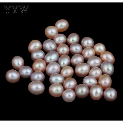 1 Pc Cultured No Hole Freshwater Pearl Beads Rice Natural Mixed Colors Grade AAA 9-10mm Jewelry Making DIY Necklace Bracelet