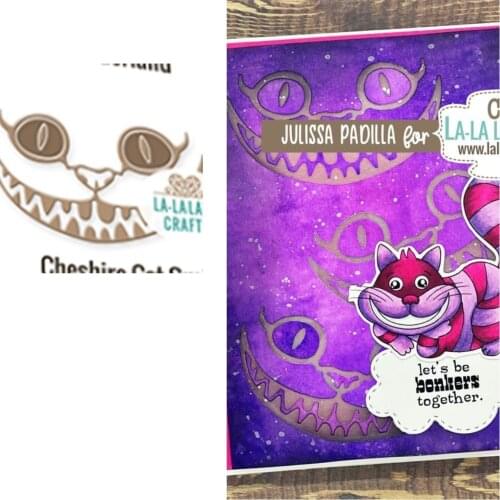 Cheshire Cat Smile 2021 Arrival New Metal Cutting Dies Scrapbook Diary Decoration Stencil Embossing DIY Greeting Card Handmade