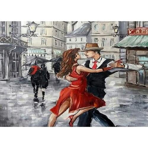 Diy 5d diamond mosaic couples dance handmade diamond painting cross stitch kits diamond embroidery pattern rhinestone