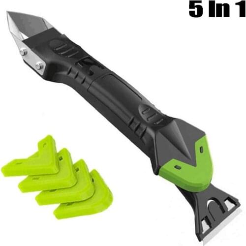 Creative 5 In1 Silicone Remover Caulk Finisher Sealant Smooth Scraper Grout Kit Tools Kitchen Gadgets And Accessories