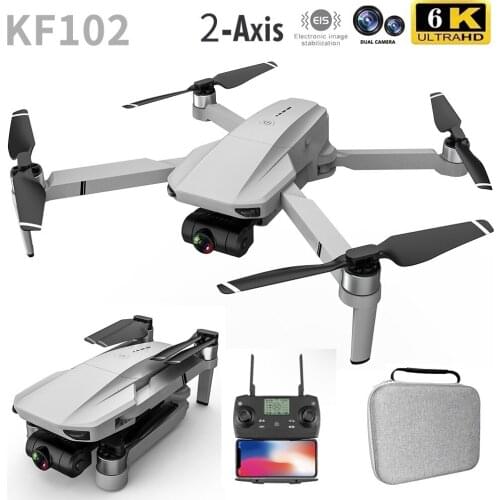 KF102 GPS Drone 4k Profesional 8K HD Camera 2-Axis Gimbal Anti-Shake Photography Brushless Foldable Quadcopter RC Distance 800M