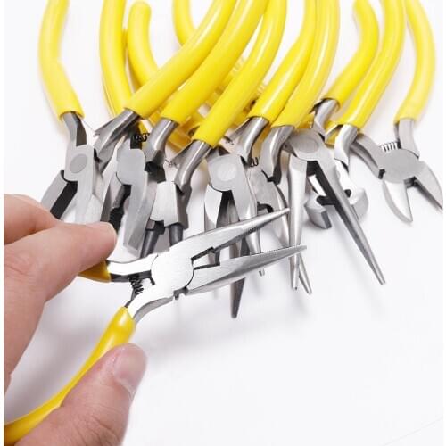 Multifunctional Hand Tools Jewelry Pliers Equipment Round Nose End Cutting Wire Pliers For Jewelry Making Handmade Accessories