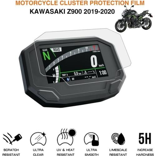 Motorcycle Dashboard Screen Film Speedometer Scratch Protector for Kawasaki Ninja 650 Z650 Z900 2020
