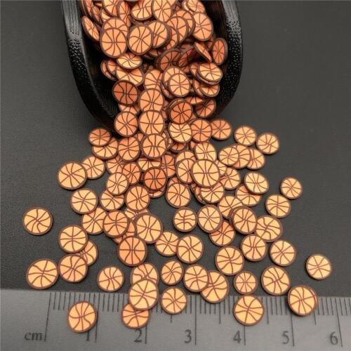 50g Basket Ball Polymer Clay Sprinkle For Kids Diy ,Soft Clay For Craft Clay/Nail Art/Scrapbook Decoration DIY,Filler