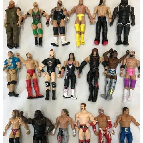Many Types 16-18cm Different Characters Occupation Wrestling Gladiators Wrestler Movable Joint Figure Toy