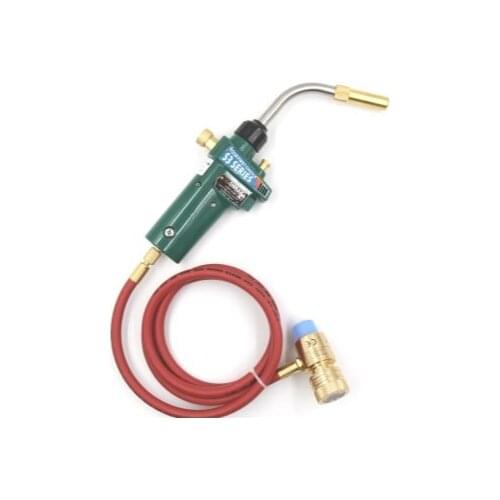 Welding Torch MAPP Propane Gas Torch Self Ignition Trigger Style Heating Solder Burner with Hose