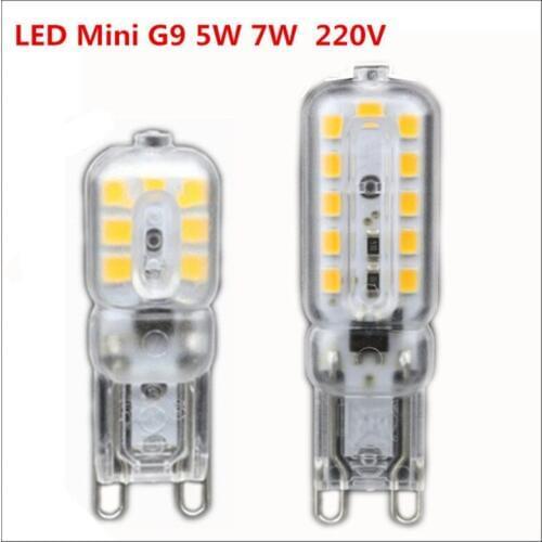 10X NEW g9 led 14LEDS 22LEDS 32LEDS AC 220V 230V 240V G9 lamp Led bulb SMD 2835 LED g9 light Replace 30/40W halogen lamp light