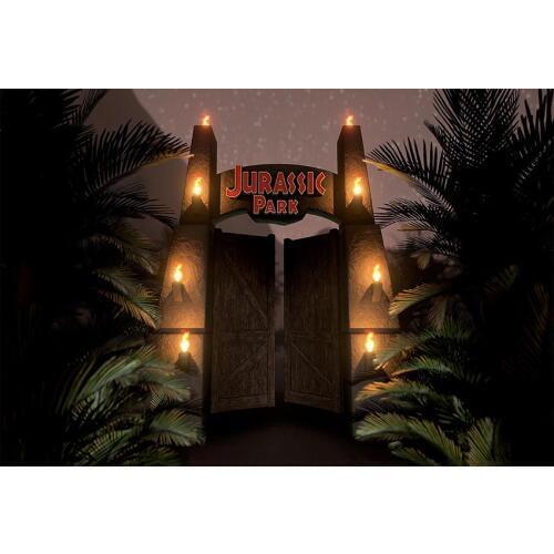 Jurassic Park child photo backgrounds vinyl kids birthday photography backdrop for photographer studio props photocall lv-2331