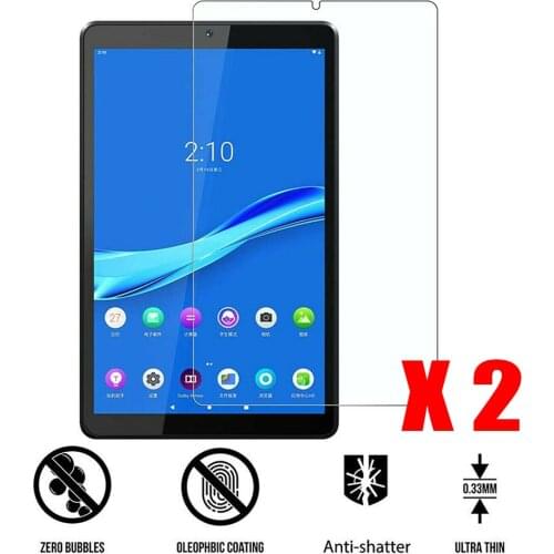 2Pcs Tablet Tempered Glass Screen Protector Cover for Lenovo TAB M10 Plus TB-X606F/TB-X606X 10.3 Inch Full Coverage Screen