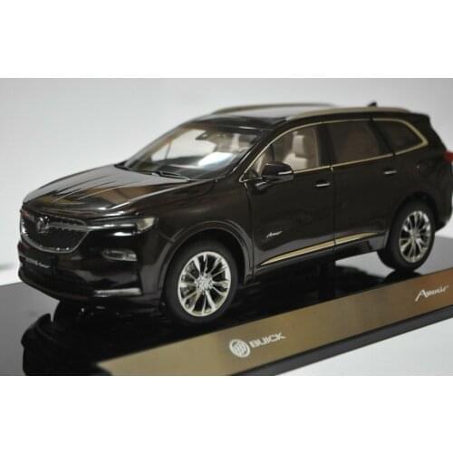 1:18 Diecast Model for GM Buick Enclave Avenir Red SUV Alloy Toy Car Miniature Collection Gift