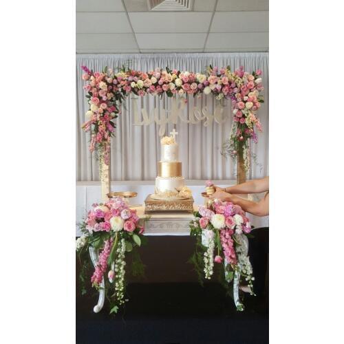 2pcs/lot 1.2m x 1.2m Hot Pink Wedding Flower Wall Artifical Silk Flower Backdrop flower Decoration