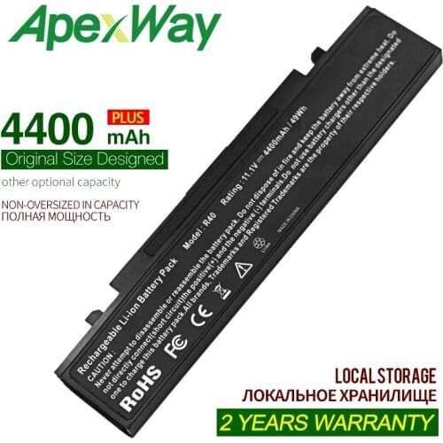 ApexWay 11.1v 4400mAh AA-PB2NC6 laptop battery For samsung AA-PB2NC3B AA-PB2NC6B/E AA-PB4NC6B AA-PB4NC6B/E AA-PB6NC6B AA-PL2NC9