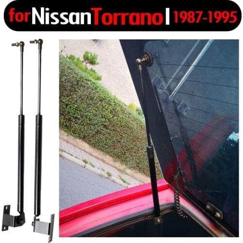 2Pcs 18.62 inch Rear Window Glass Auto Gas Spring Prop Lift Support Fits for 1987-1995 Nissan Torrano I Pathfinder Sport Utility