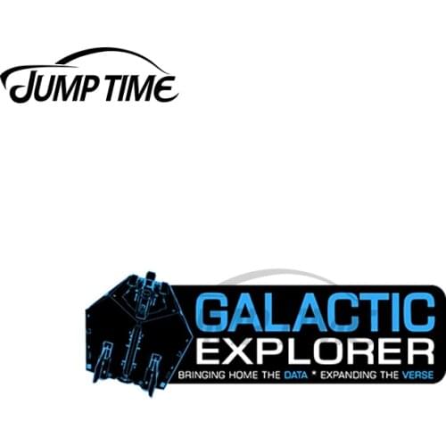 JumpTime 13 x3cm ELITE DANGEROUS GALACTIC EXPLORER Car Stickers Graffiti Decal Windshield Laptop Trunk Scratch-Proof Car Styling