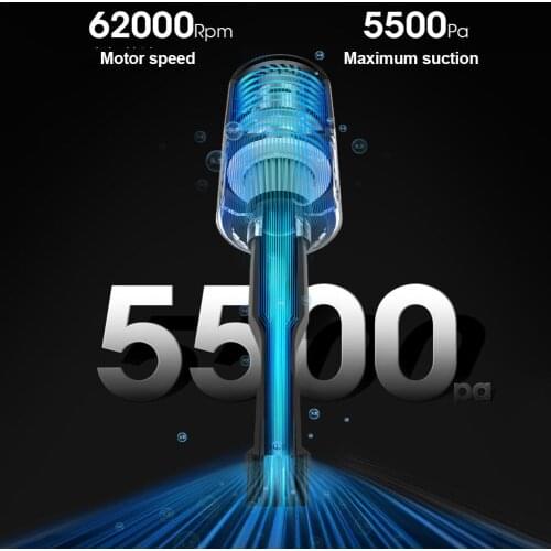 120W Car Mini Vacuum Cleaner Small Hand-held Vacuum USB & Car Dual Use Mini Vacuum Cleaner With Built-in Battrery