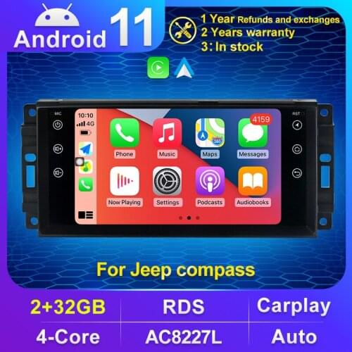 Car Android Radio Stereo Multimedia For Jeep Cherokee Compass Commander Wrangler 300C Dodge Caliber Liberty 2009 2008 2010 2011