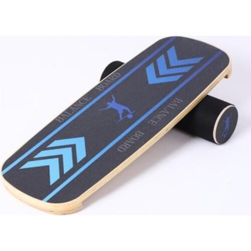 Surfing Skiing Wood Surf Balance Board Roller Wooden Home Fitness Training Yoga Sports Wooden Yoga Board