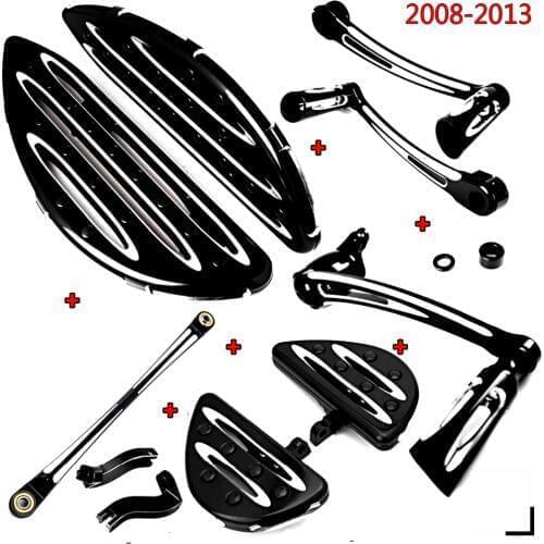 F+R Floorboards&Shift&Brake Shift&Passenger Mount For Harley Street Glide Road King FLHX FLHR 08-12 13