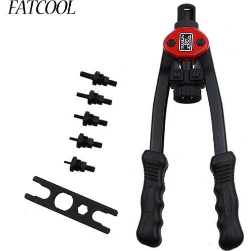 FATCOOL 350MM M3 M4 M5 M6 M8 Blind Rivet Nut Gun Heavy Hand INSER NUT Tool Manual Mandrels BT-605