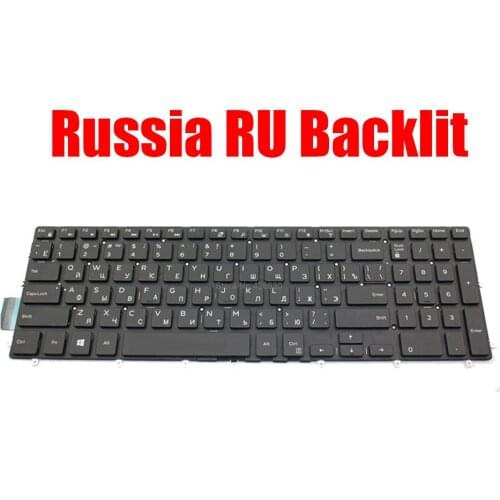 Backlit RU UK US FR LA Laptop Keyboard For DELL For Inspiron 5565 5567 7566 7567 7577 5765 5767 7773 7778 7779 5570 5575 5770