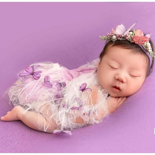 Baby Girl Outfit Lace Princess Dress Newborn Photography Props Baby Jumpsuit Romper Photography Clothing