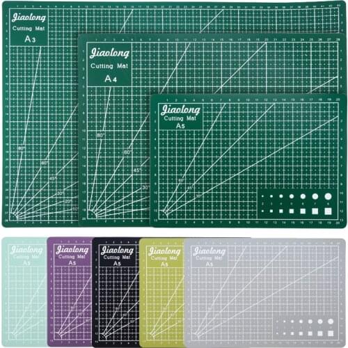 A5 PVC Mat Multipurpose Self Healing Cutting Mats for Quilting Double-Sided Leather Tools Mat for DIY Craft Cutting